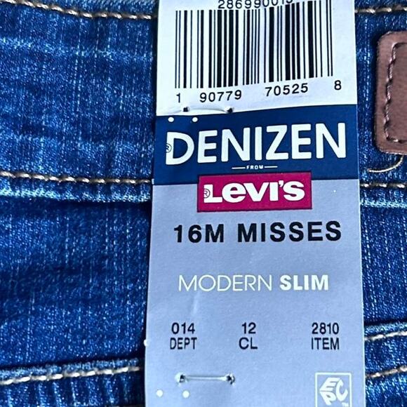 Levis Denizen Women's modern Blue Jeans size 16 NEW!! - Picture 2 of 6